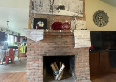 Interior Fireplace Painting - Harford County - For The Boys Painting
