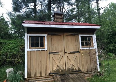Shed Painting in Baltimore County - For The Boys Painting